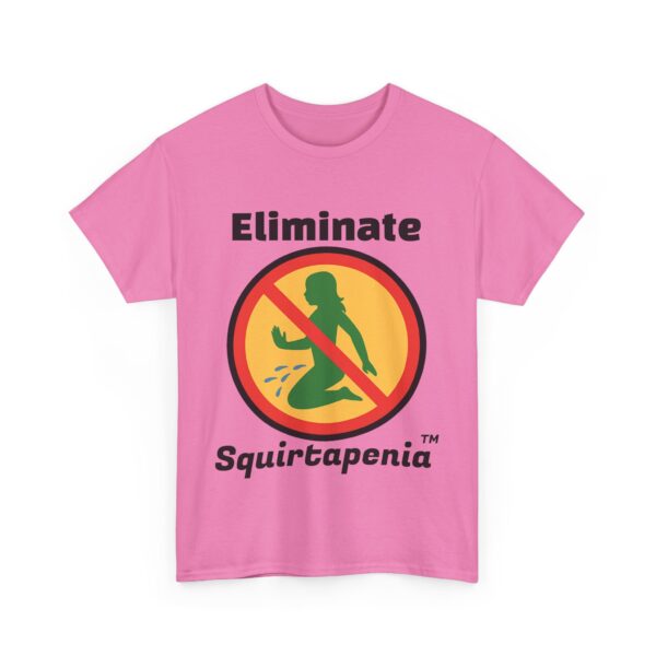 Single Side Front Only Eliminate 'Squirtapenia' Unisex Heavy Cotton Tee ' Humor Shirt - Printed Single Sided Front Only - Image 15