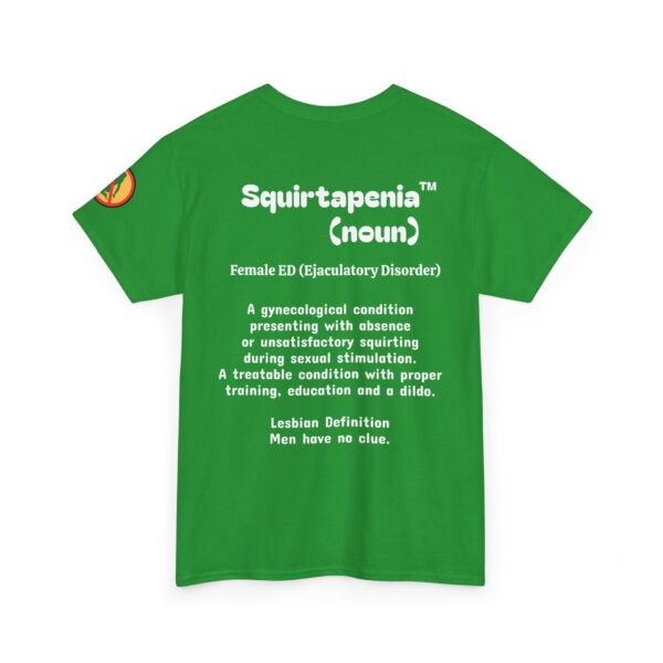 Double Sided Front and Back Unisex Heavy Cotton Tee - ACMMOG logo Printed Front and 'Squirtapenia' Printed on Back - Image 10