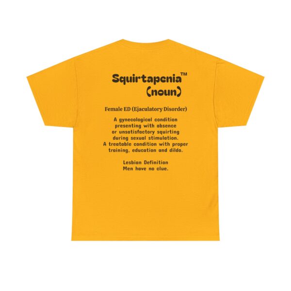 Single Side Front Only Eliminate 'Squirtapenia' Unisex Heavy Cotton Tee ' Humor Shirt - Printed Single Sided Front Only - Image 6