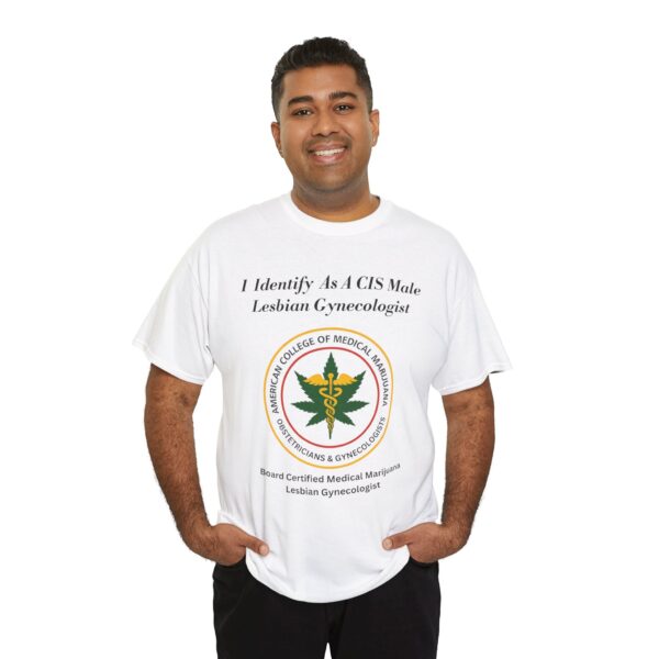 Single Side Front Only Unisex Heavy Cotton Tee - ACOMMOG logo printed on the front Humor Shirt - Image 3