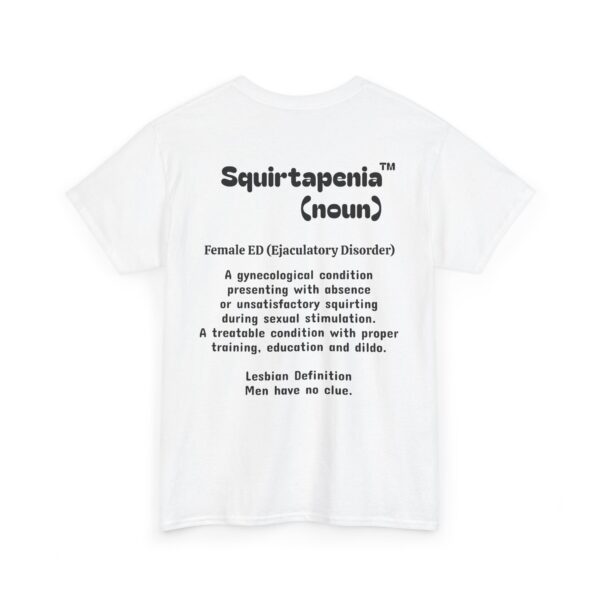 Single Side Front Only Eliminate 'Squirtapenia' Unisex Heavy Cotton Tee ' Humor Shirt - Printed Single Sided Front Only - Image 4