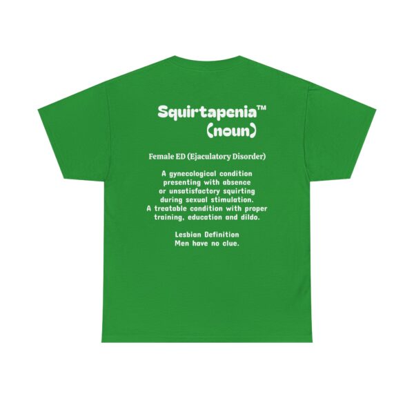 Single Side Front Only Eliminate 'Squirtapenia' Unisex Heavy Cotton Tee ' Humor Shirt - Printed Single Sided Front Only - Image 10