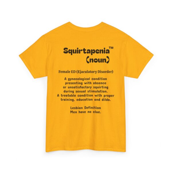 Single Side Front Only Eliminate 'Squirtapenia' Unisex Heavy Cotton Tee ' Humor Shirt - Printed Single Sided Front Only - Image 8